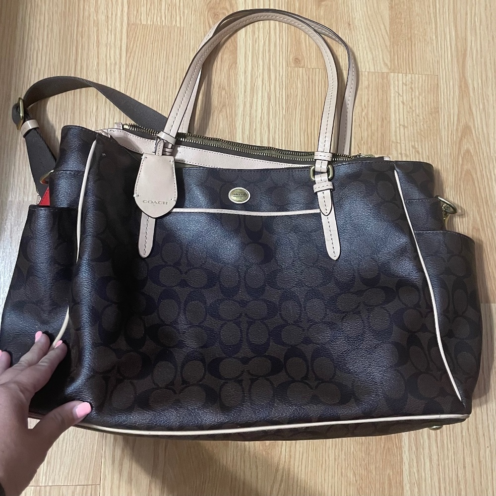 Coach diaper bag/ large tote